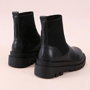 Platform Sock Boots
